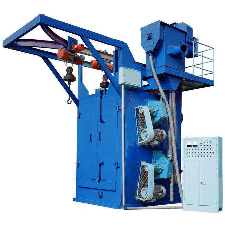 Hook Shot Blasting Machine ສໍາລັບການທໍາຄວາມສະອາດຂວດອາຍແກັສແລະກະບອກ