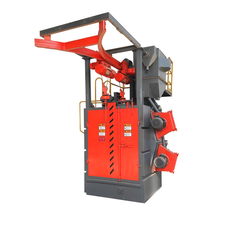 Hook Type Hanging Sand Blasting Machine Overhead Chain Shot Blasting Equipment